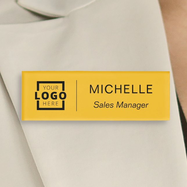 Badge D'identification Logo personnalisé Personnel de l'entreprise (Créateur téléchargé)