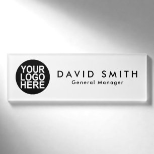 Badge D'identification Logo personnalisé Personnel employé Magnétique