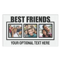 Meilleurs amis photos personnalisées, texte et cou