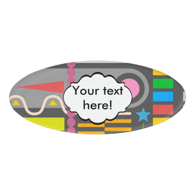 Badge D'identification Misc shapes (Devant)