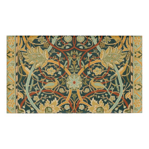 Badge D'identification Modèle de tapisserie forestière de William Morris
