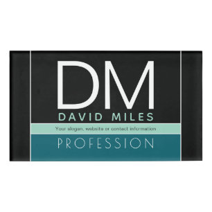 Badge D'identification Modèle d'entreprise moderne Toutes les couleurs
