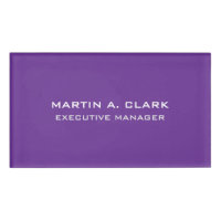 Moderne minimaliste Plain Élégant Royal Purple