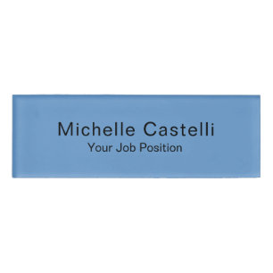 Badge D'identification Moderne minimaliste utile Durable Plaque simple