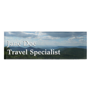 Badge D'identification Montagnes Appalaches II Shenandoah