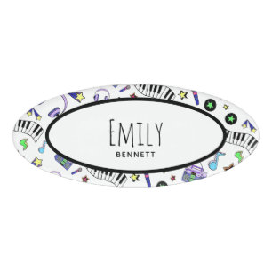 Badge D'identification Montez la musique