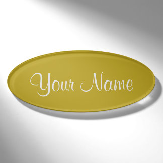 Badge D'identification Moss antique