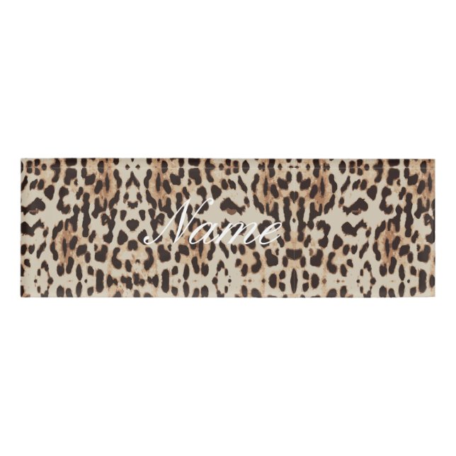 Badge D'identification Motif des points Leopard Thunder_Cove (Devant)