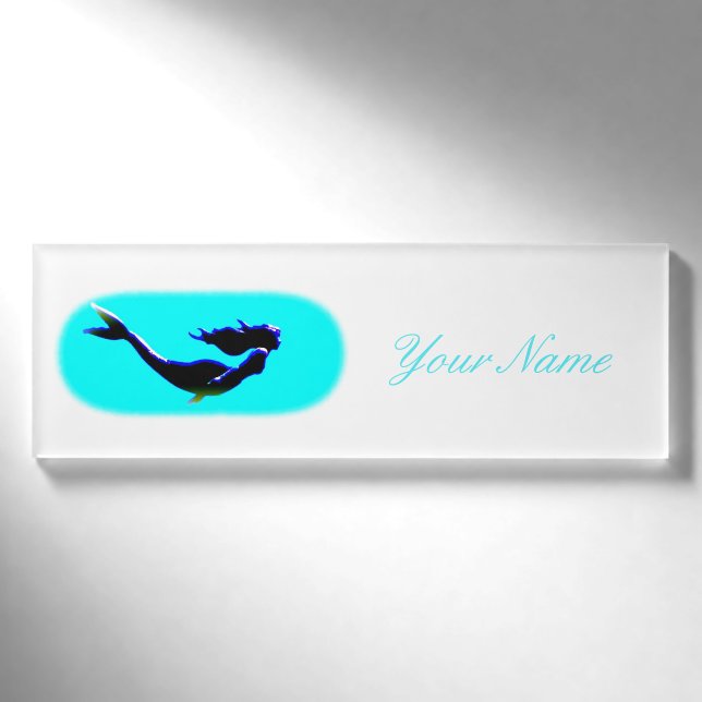 Badge D'identification natation sous-marine de sirène (Devant)