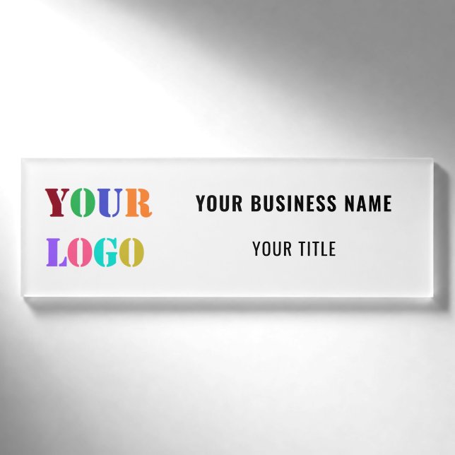 Badge D'identification Nom du logo personnalisé Nom de l'entreprise Balis (Devant)