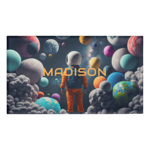 Badge D'identification Nom personnalisé Imaginaire Espace enfant