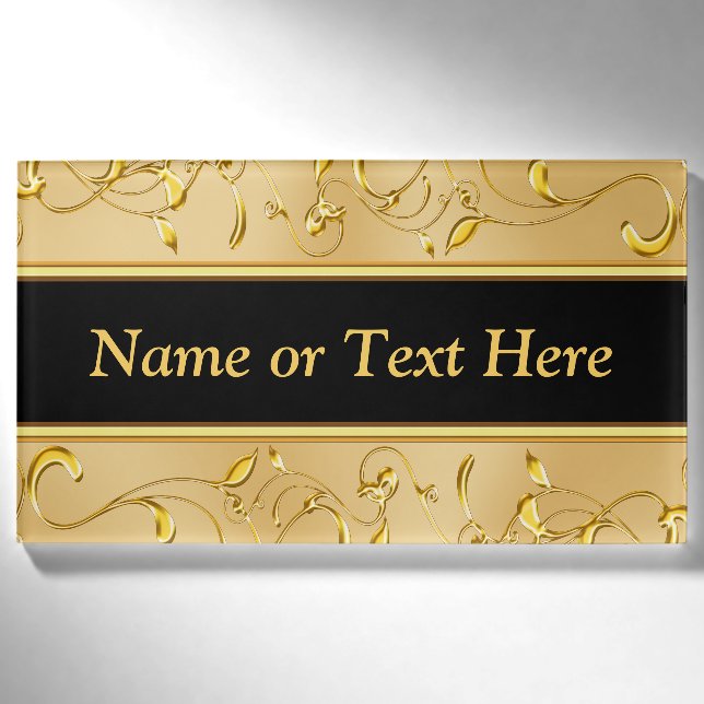 Badge D'identification Nom personnalisé magnifique Balises magnétiques (Devant)