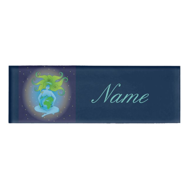 Badge D'identification Nouvelle Déesse Gaia Thunder_Cove (Devant)