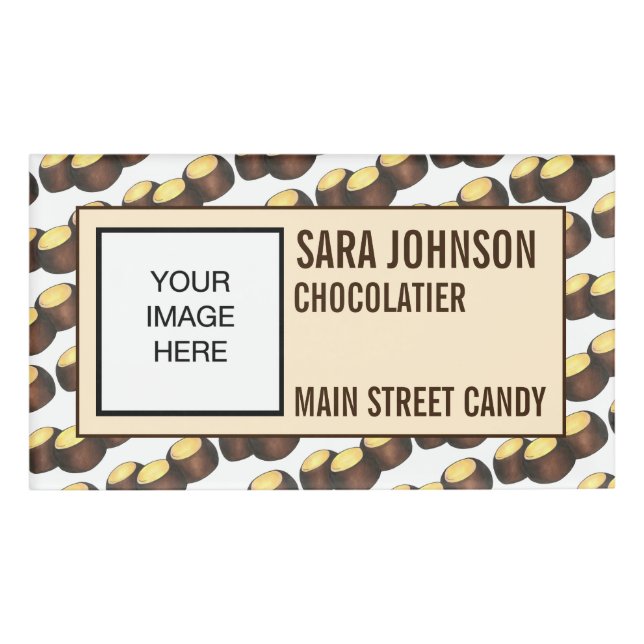 Badge D'identification Ohio OH Beurre d'arachide Buckeye Buck Eye Nut Can (Devant)