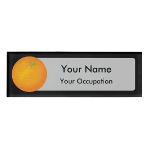 Badge D'identification Orange