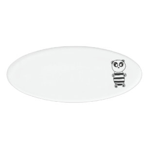 Badge D'identification Panda Kids