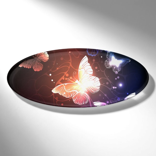Badge D'identification Papillons de nuit lumineux (Devant)