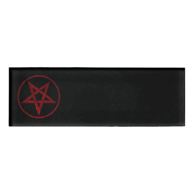 Badge D'identification Pentagram Red Devil (Devant)