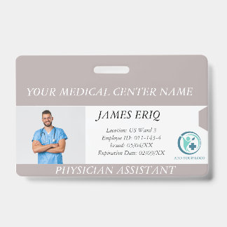 Badge d'identification personnalisé avec photo pou