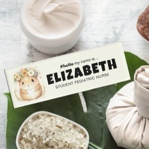 Badge D'identification Personnalisé Bonjour Mon Nom Est Souris Magnétique