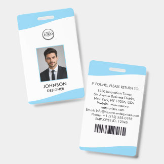 Badge d'identification personnalisé d'employé