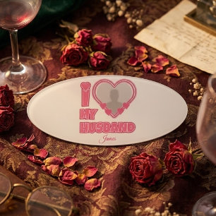 Badge D'identification Personnalisé J'aime ma femme – Ajouter un nom et u