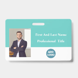 Badge d'identification personnalisé pour employés