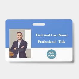 Badge d'identification personnalisé pour employés