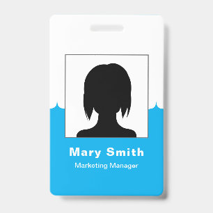 Badge d'identification personnalisé pour employés 