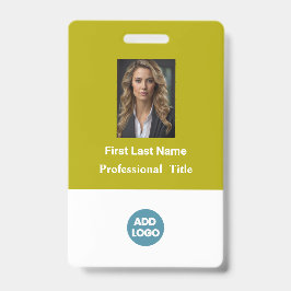 Badge d'identification personnalisé pour employés