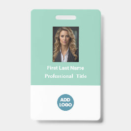 Badge d'identification personnalisé pour employés