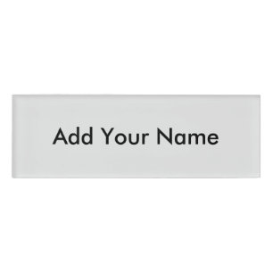 Badge D'identification Personnaliser Ajouter un nom Photo ou oeuvre d'art