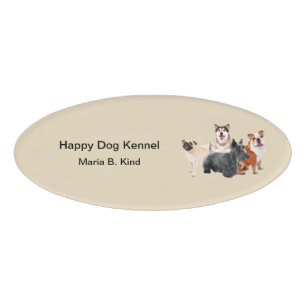 Badge D'identification Personnel de chenil de chien