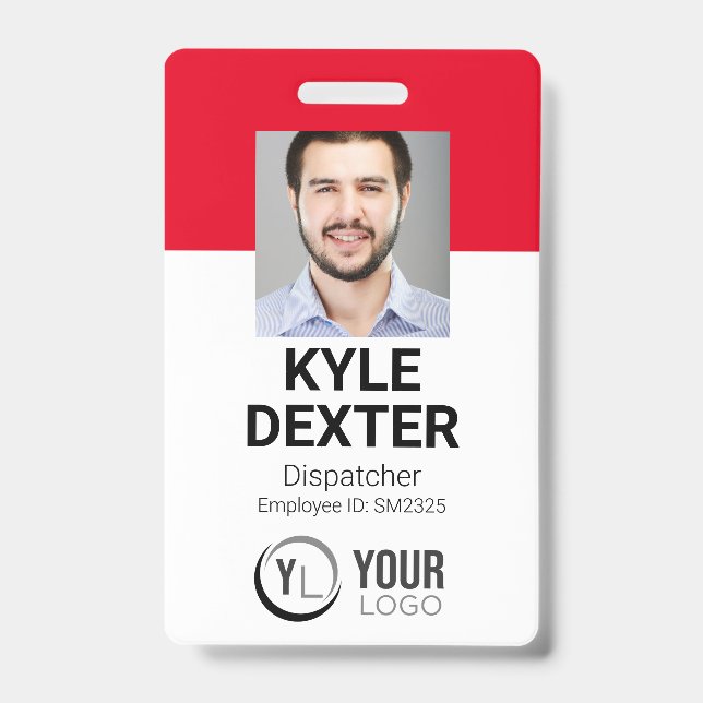 Badge d'identification photo (Avant)