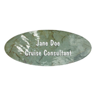 Badge D'identification Photo de la nature de dalles rocheuses couvertes d