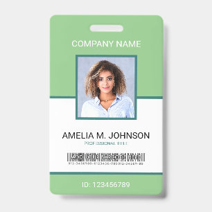 Badge d'identification photo personnalisé pour emp