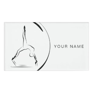 Badge D'identification Pilates sur le réformateur
