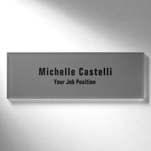 Badge D'identification Poste de personnel personnalisé moderne