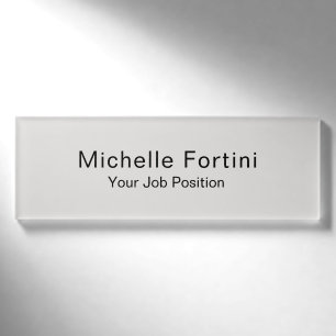 Badge D'identification Poste de personnel personnalisé moderne