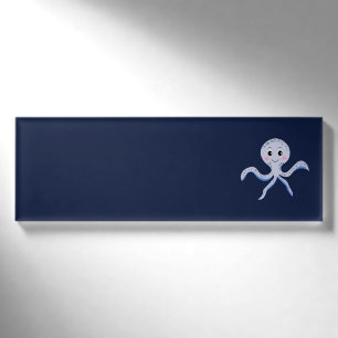 Badge D'identification Poulpe sous la mer motif pour enfants