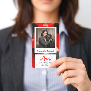 Badge d'identification pour la sécurité personnell