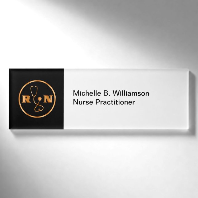 Badge D'identification Praticien d'infirmière Médicale (Devant)