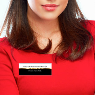 Badge D'identification Psychiatre chic