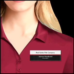 Badge D'identification Real Estate Title Company