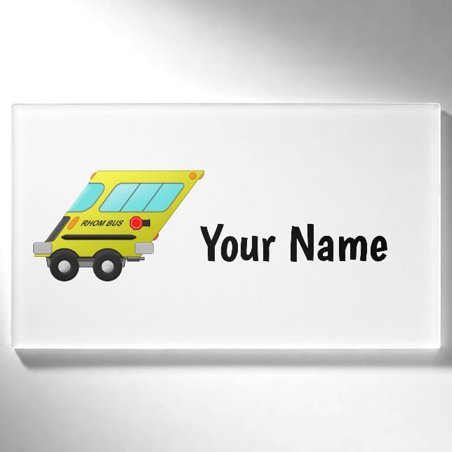 Badge D'identification Rhom-bus - (Devant)