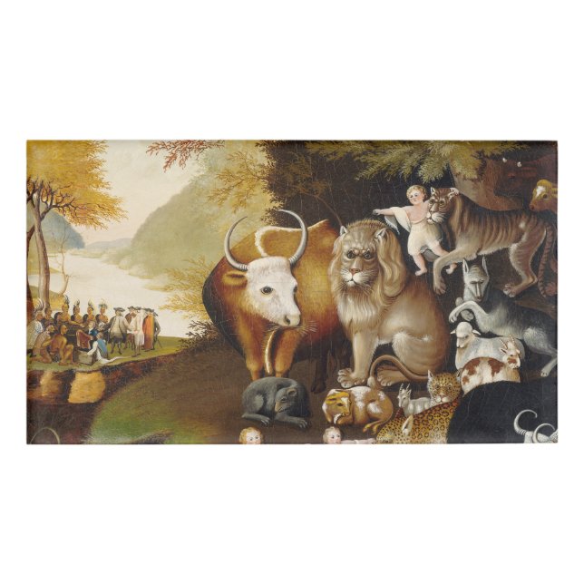 Badge D'identification Royaume pacifique Biche animal classique (Devant)