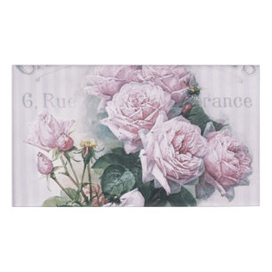 Badge D'identification shabby chic, découpage, victorien, français chic