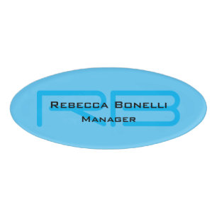 Badge D'identification Simple Plaine simple créative et durable