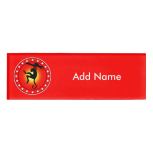 Badge D'identification Singe dans un arbre