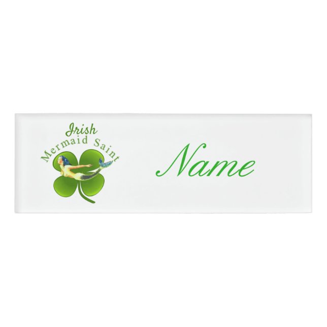 Badge D'identification Sirène irlandaise Saint Thunder_Cove (Devant)